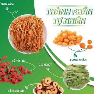 Trà dưỡng nhan thảo mộc mix các loại thành nhiệt giải độc loại trừ mụn mủ