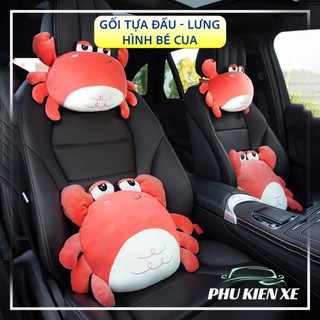 Gối Tựa Đầu Hình Bé Thú Dễ Thương - Gối Tựa Đầu Tựa Lưng Xe Ô Tô - Ghế Văn Phòng