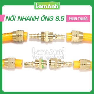 Đầu Nối Dây Xịt Rửa Xe, Dây Phun Thuốc Dây Xịt 8.5mm Đầu nối nhanh không đóng, không ép cos Nối dây cá sấu