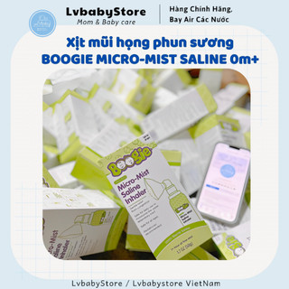 Xịt mũi họng dạng phun sương Boogie Micro-Mist Saline 0m+