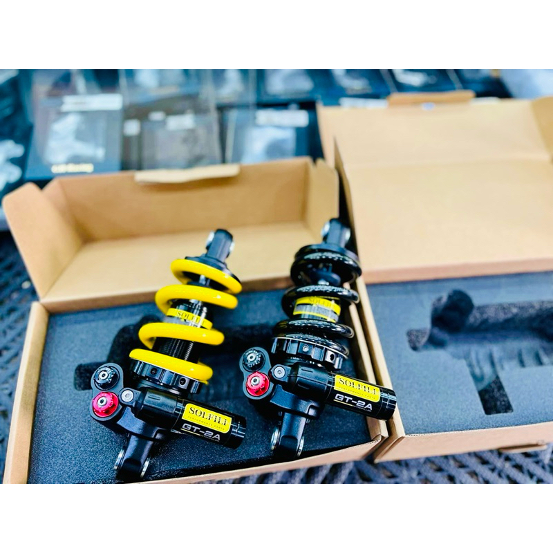 Phuộc Solfili Ex150 Ex155 Ex130 Ex2010 - bình dầu liền - chính hãng Malaysia