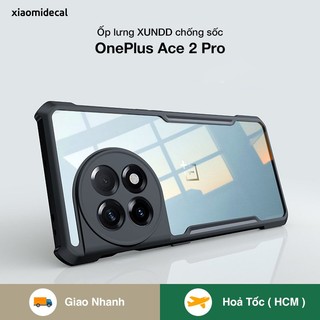Ốp lưng xundd oneplus ace 2 pro mặt lưng trong, viền tpu, chống sốc