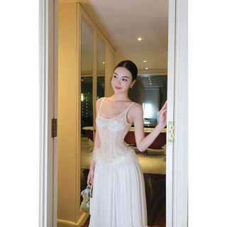 ĐẦM THÂN LÔNG VŨ by ChouChou (chất ren mỏng khách lưu ý trước khi đặt đơn)