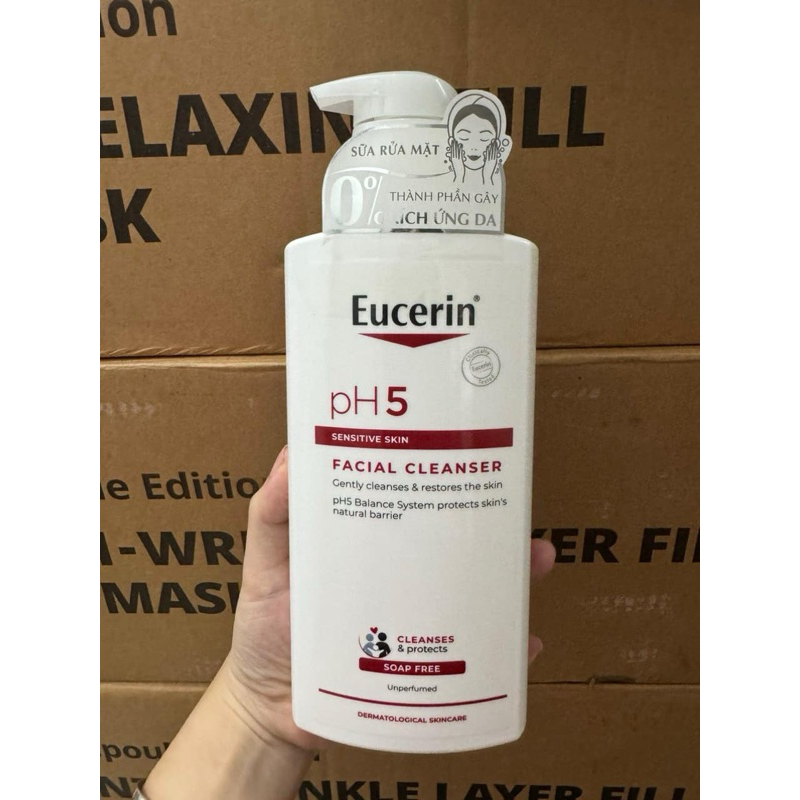 (ĐMNVN) Sữa Rửa Mặt Eucerin PH5 Cho Da Nhạy Cảm