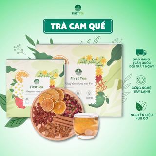 Trà cam quế first tea, set 15 gói, set 30 gói