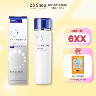 Nước Hoa Hồng Transino Giảm Nám Tàn Nhang, Dưỡng Trắng Căng Bóng, Chống Lão Hóa Transino Whitening Clear Lotion 150ml
