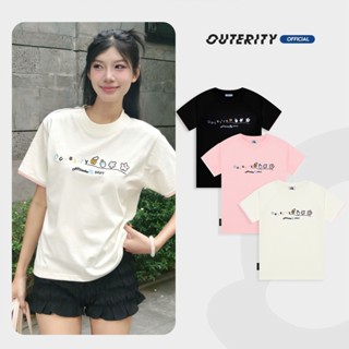 Áo Thun Baby Tee Outerity Flow Baby Thêu Nơ / Unisex Local Brand 2024