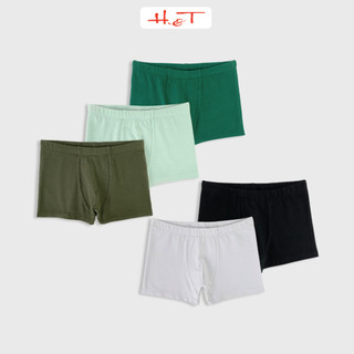Set 3 quần lót bé trai, set 5 sịp đùi H&T chất thun cotton co giãn 4 chiều mềm mịn, thoáng khí - QCBT002