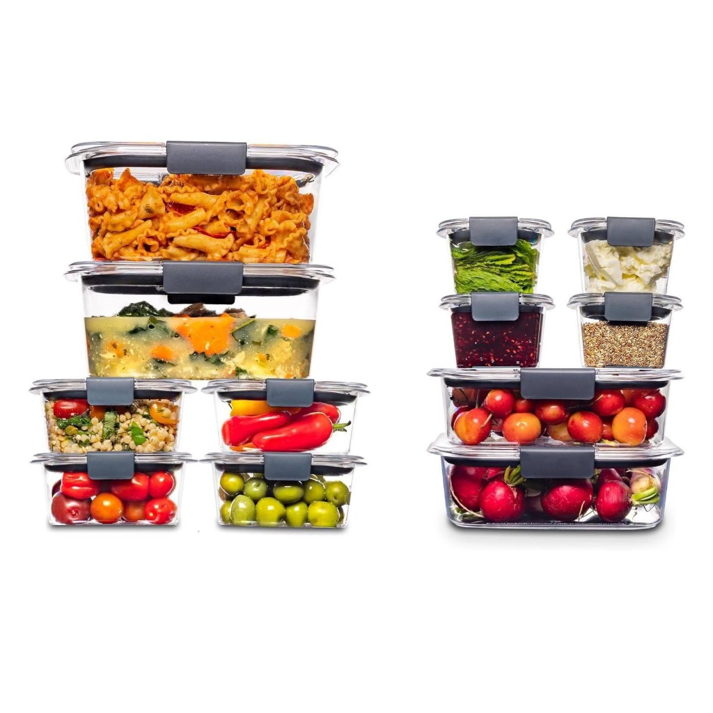Sét hộp Tritan Rubbermaid Brilliance 24 món - Made in USA
