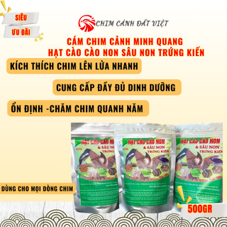 Cám chim cảnh minh quang - hạt cào cào non sâu non trứng kiến cho mọi loại chim