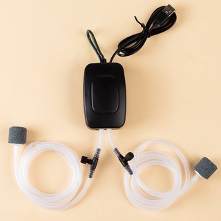 Máy Sủi Oxy 1 và 2 Vòi Cổng Usb MẪU MỚI dùng cho bể cá cảnh