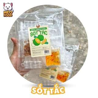 Bánh tráng chấm sốt tắc