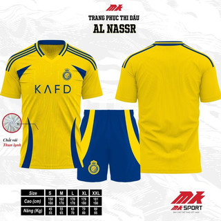 Bộ quần áo bóng đá ronaldo al nassr 24/25
