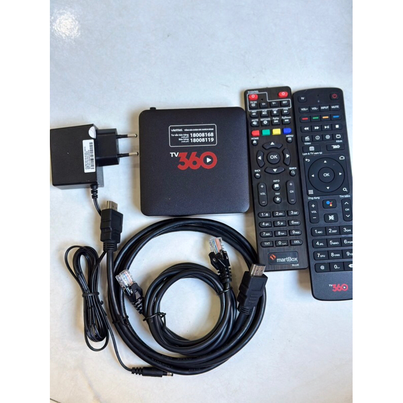 DV9135 - TiVi Box 360 Viettel - Android Tivi Box - Rom ATV12 hàng đã qua sử dụng xem truyền hình giả