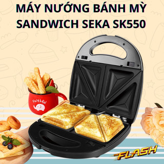 Máy nướng bánh mỳ sandwich SEKA SK550, máy kẹp nướng bánh mỳ sandwich nóng nhanh chín đều