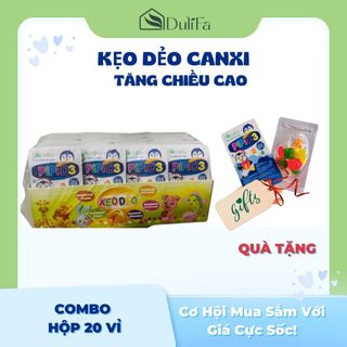 Kẹo dẻo canxi pipid3 giúp tăng chiều cao cho bé, bổ sung canxi, giảm biếng ăn