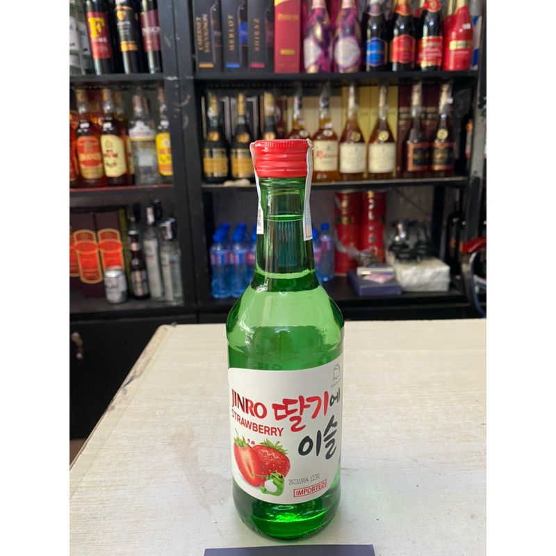 Soju Hàn Quốc JINRO Strawberry 13% 360ml-Vị Dâu