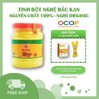 Tinh bột nghệ Bắc Kạn 500gr - tinh bột nghệ nguyên chất 100%