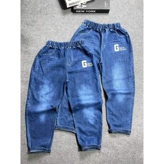 Quần bò JEANS dài học sinh bé trai 22__45kg