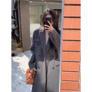 Áo khoác dạ dáng dài qua gối áo vest nữ áo dạ tweed dáng dài kiểu hàn quốc áo khoác nữ mùa đông đi làm đi chơi ad2476