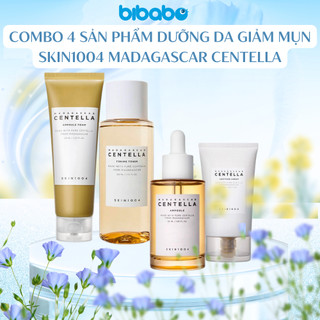 Combo 4 Sản Phẩm Dưỡng Da Giảm Mụn Skin1004 Madagascar Centella