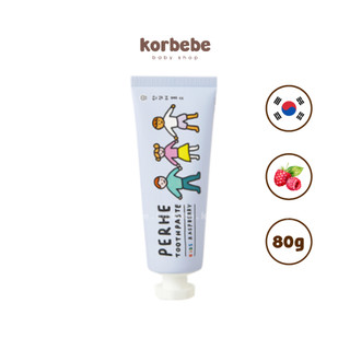 Kem đánh răng cho bé Perhe Toothpaste Hàn Quốc 80g