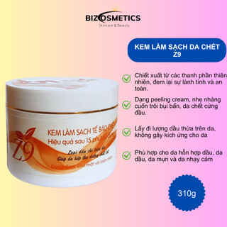 Kem tẩy da chết thải độc trì chính hãng Z9 80g/250g/310g