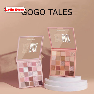 Bảng phấn mắt gogo tales, k'apeine, phấn mắt nội địa trung 25 ô makeup tông cam hồng đào gt282 cao cấp