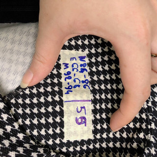 đầm suông sọc cảo kiểu 2hand