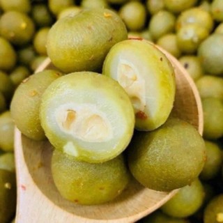  Ô mai sấu giòn cay chua ngọt sấu giòn ngâm muối ớt_ Ăn Vặt Hà Nội 