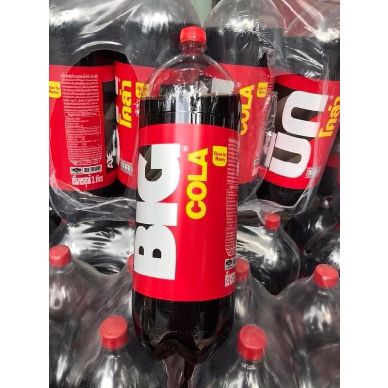 🥤LỐC 6 CHAI NƯỚC NGỌT KHỔNG LỒ BIG COLA NGUYÊN BẢN - LIME CHANH - PEACH ĐÀO CỦA THÁI LAN CHAI 3.1L x