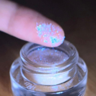 Nhũ khô màu số 10 Dreamer Umi gốc trắng ánh xanh blue nhũ Nhivi