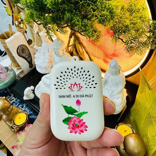 Máy niệm Phật mini hoa sen 53 bài