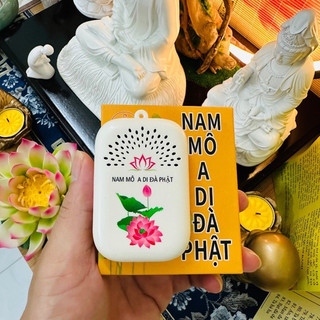 Máy niệm Phật mini hoa sen 53 bài
