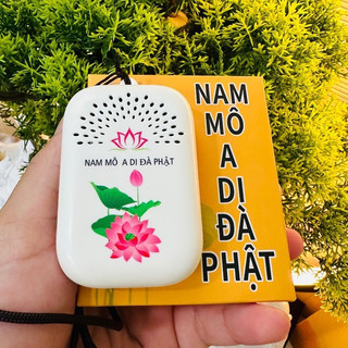 Máy niệm Phật mini hoa sen 56 bài