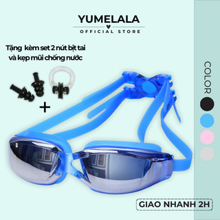 Kính bơi TRÁNG GƯƠNG chống TIA UV (Tặng 2 nút bịt tai cao cấp)