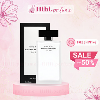 Nước hoa nữ Narciso Trắng Pure Musc EDP 100ml - Xạ hương hoa gỗ quyến rũ đẳng cấp - hihi.cosmetic