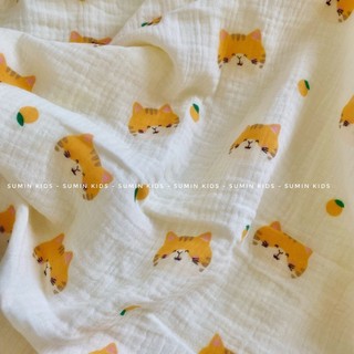 Gối ôm muslin organic cho bé