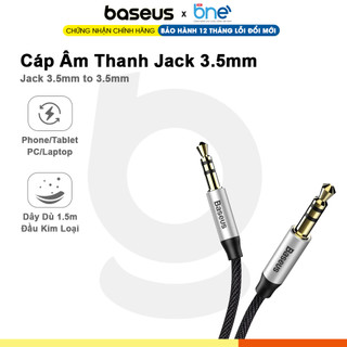 Dây cáp âm thanh chất lượng cao aux audio 3.5 baseus m30 - baniecom