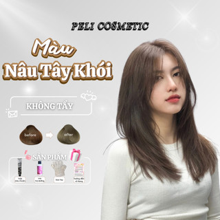 Thuốc nhuộm tóc màu nâu tây khói