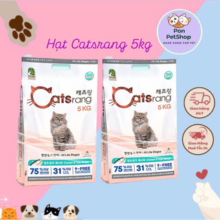 Thức ăn hạt khô cho mèo Catsrang - túi 5kg - nhập khẩu Hàn Quốc