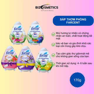 Sáp thơm phòng khử mùi Farcent hương nước hoa nhập khẩu 170g