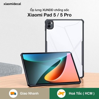 Ốp lưng XUNDD Xiaomi Pad 5 / 5 Pro mặt lưng trong, viền TPU, chống sốc