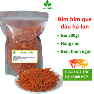 Bim bim que đậu hà lan An Nhiên 500gr bánh snack