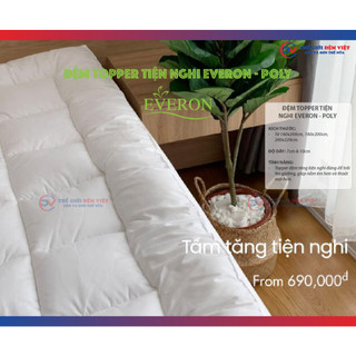 Đệm topper everon - tấm tăng tiện nghi poly