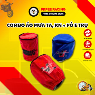 Combo Áo Mưa TA, KN + Pô E Trụ K2, K3, K6 Chống Nước 99% - Phụ Kiện Xe PKPEE