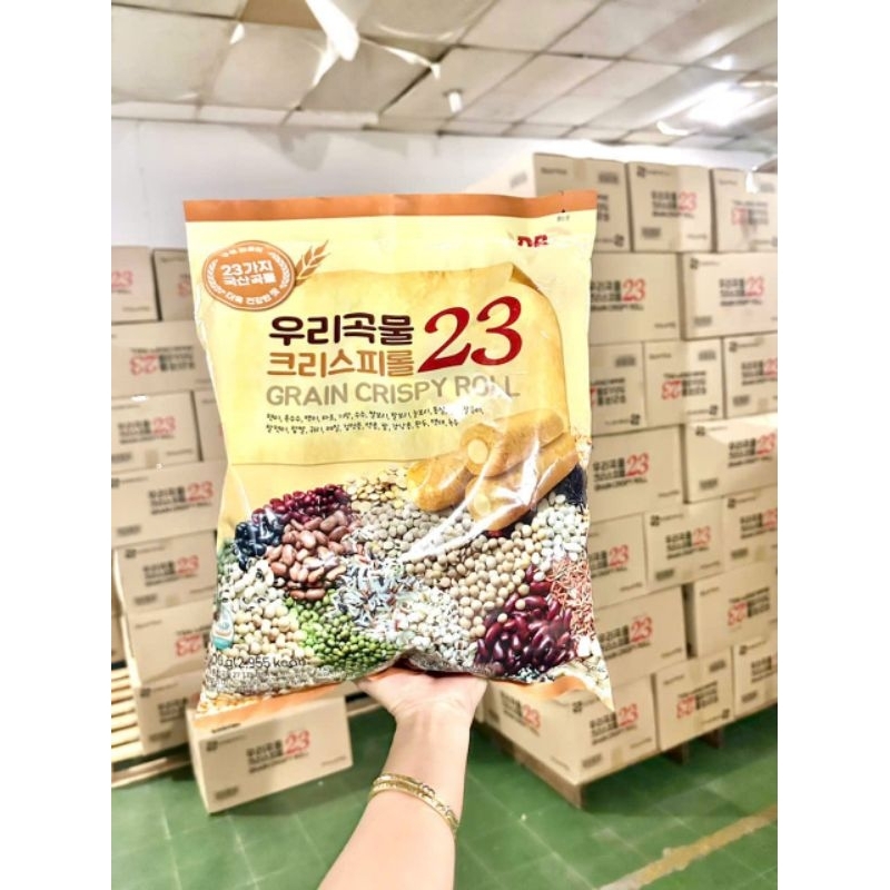 Bánh Ngũ Cốc 23 Loại Hạt Đậu Vị Phô Mai 500g - Bánh Hàn Quốc