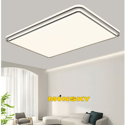 Đèn trần MONSKY IVY Mika bền đẹp,3 màu ánh sáng hiển thị không chói mắt trang trí ban công, nội thất