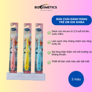 Bàn chải đánh răng trẻ em Ion Nano Kid/Shiba với công nghệ phủ Ion Nano Bạc nhập khẩu Hàn Quốc