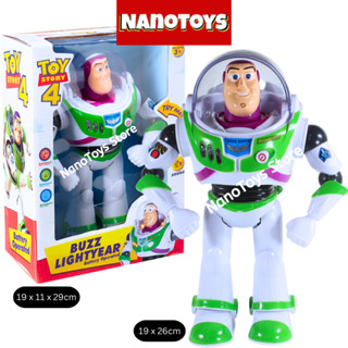 Đồ chơi robot Buzz Lightyear cử động, có nhạc đèn, nhân vật Toy Story - NANOTOYS STORE